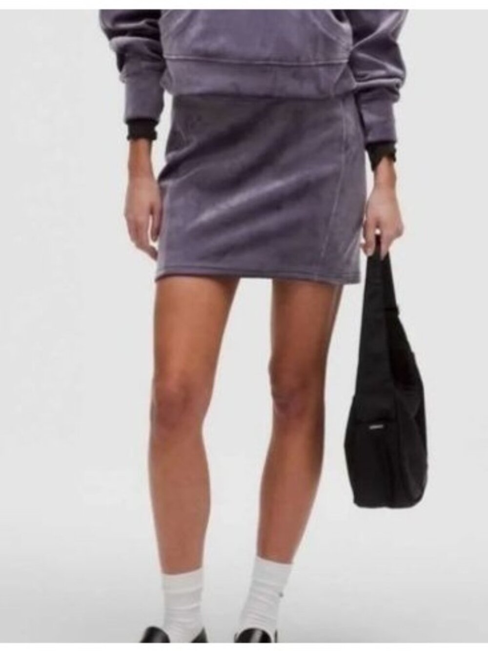 Lululemon Scuba High Rise Mini Skirt XL Purple Velvet NWT Athleisure Sporty NEW